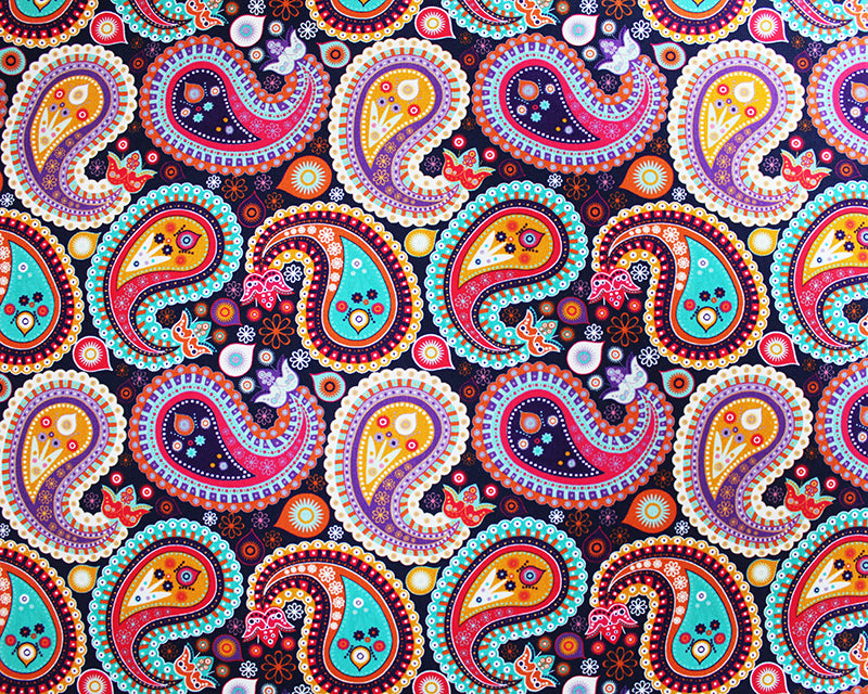 Now You See Me Paisley Cotton Jersey