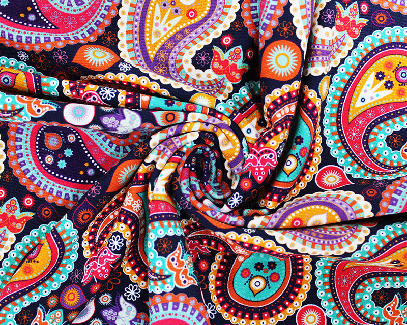 Now You See Me Paisley Cotton Jersey