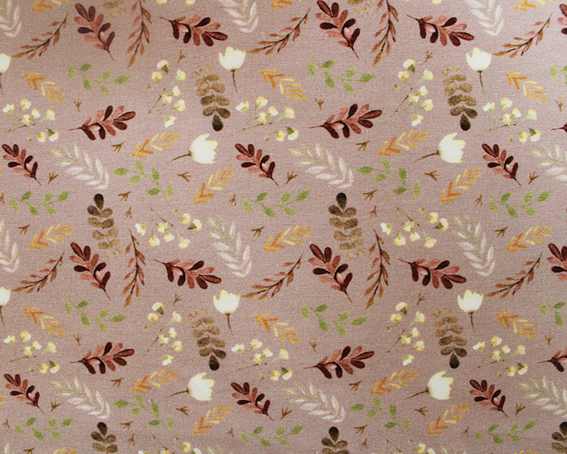 Autumn Leaves Cotton Jersey