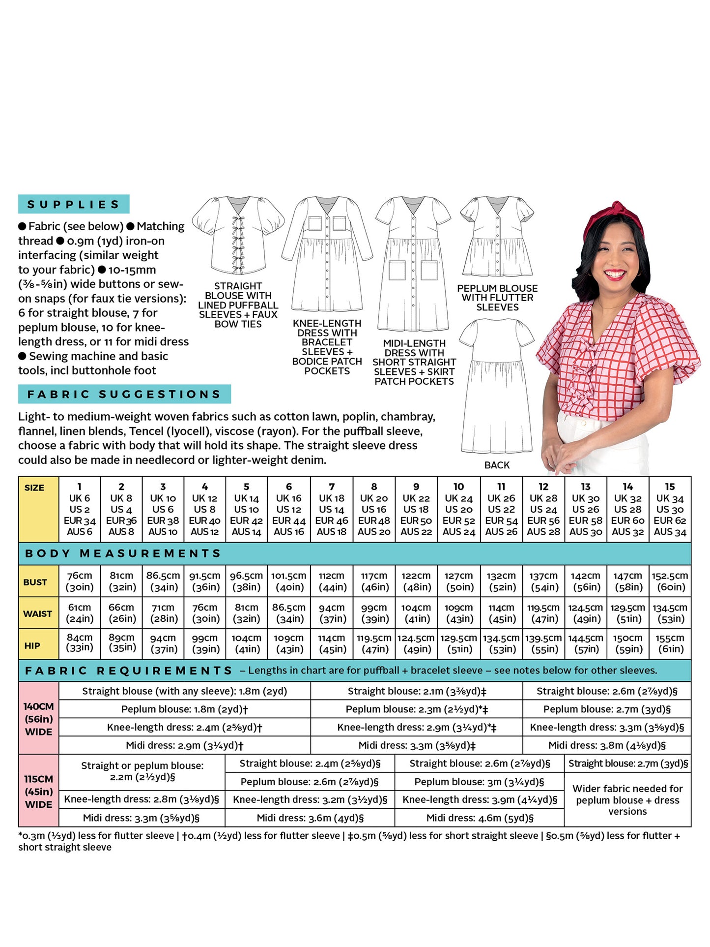 Nell Dress and Blouse by Tilly and The Buttons