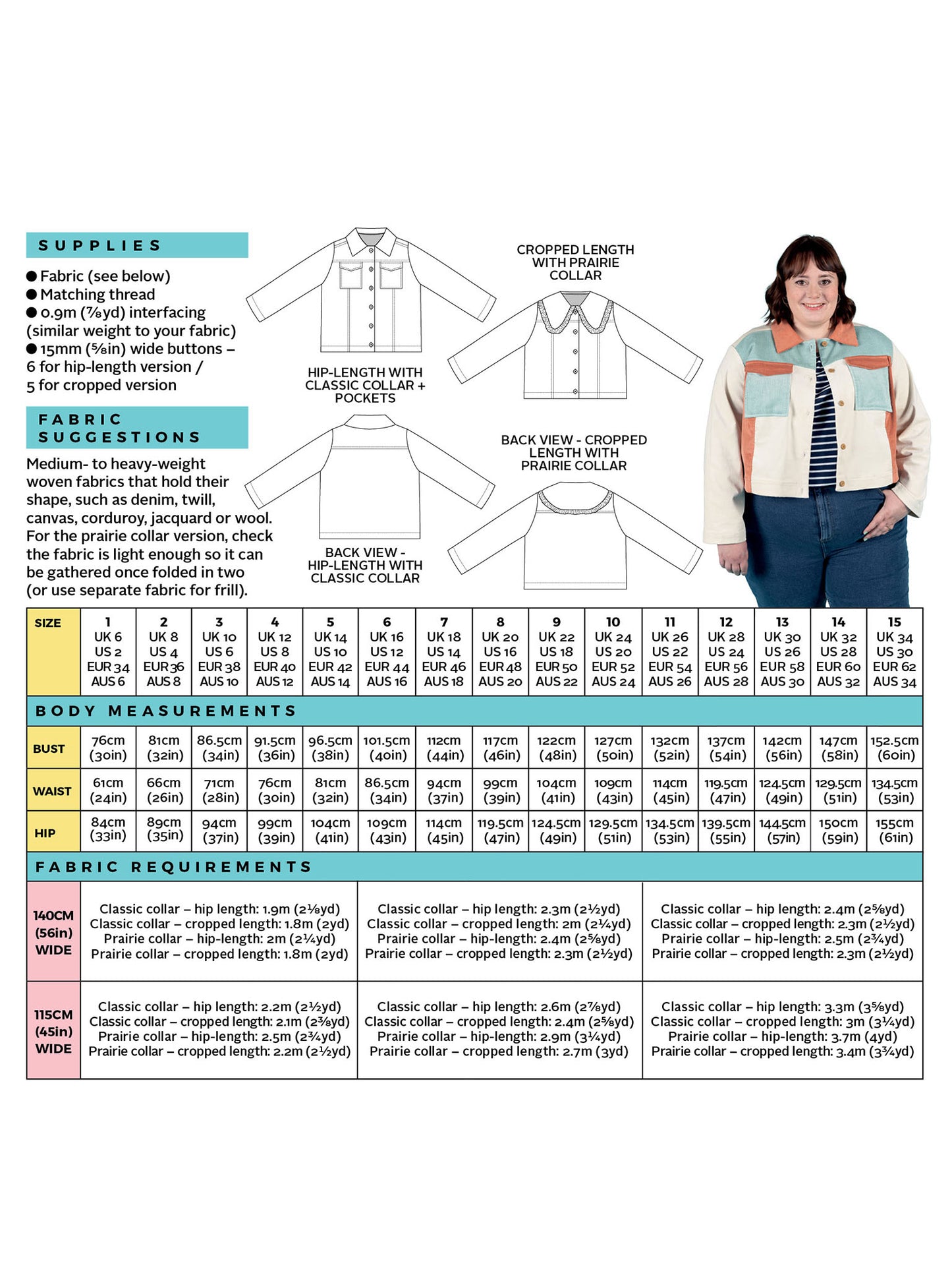Sonny Jacket by Tilly and The Buttons