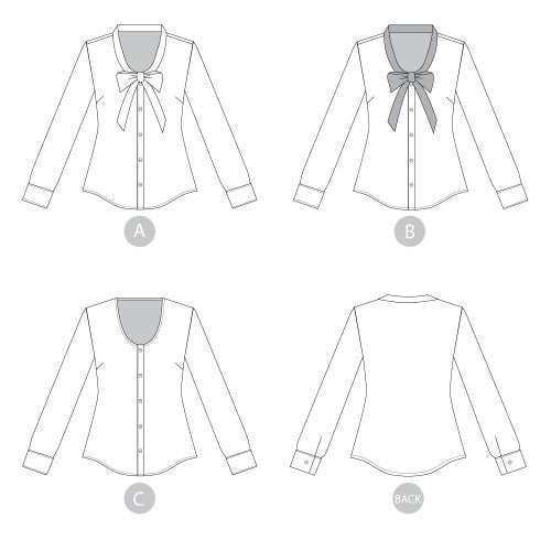 Oakridge Blouse by Sewaholic Patterns