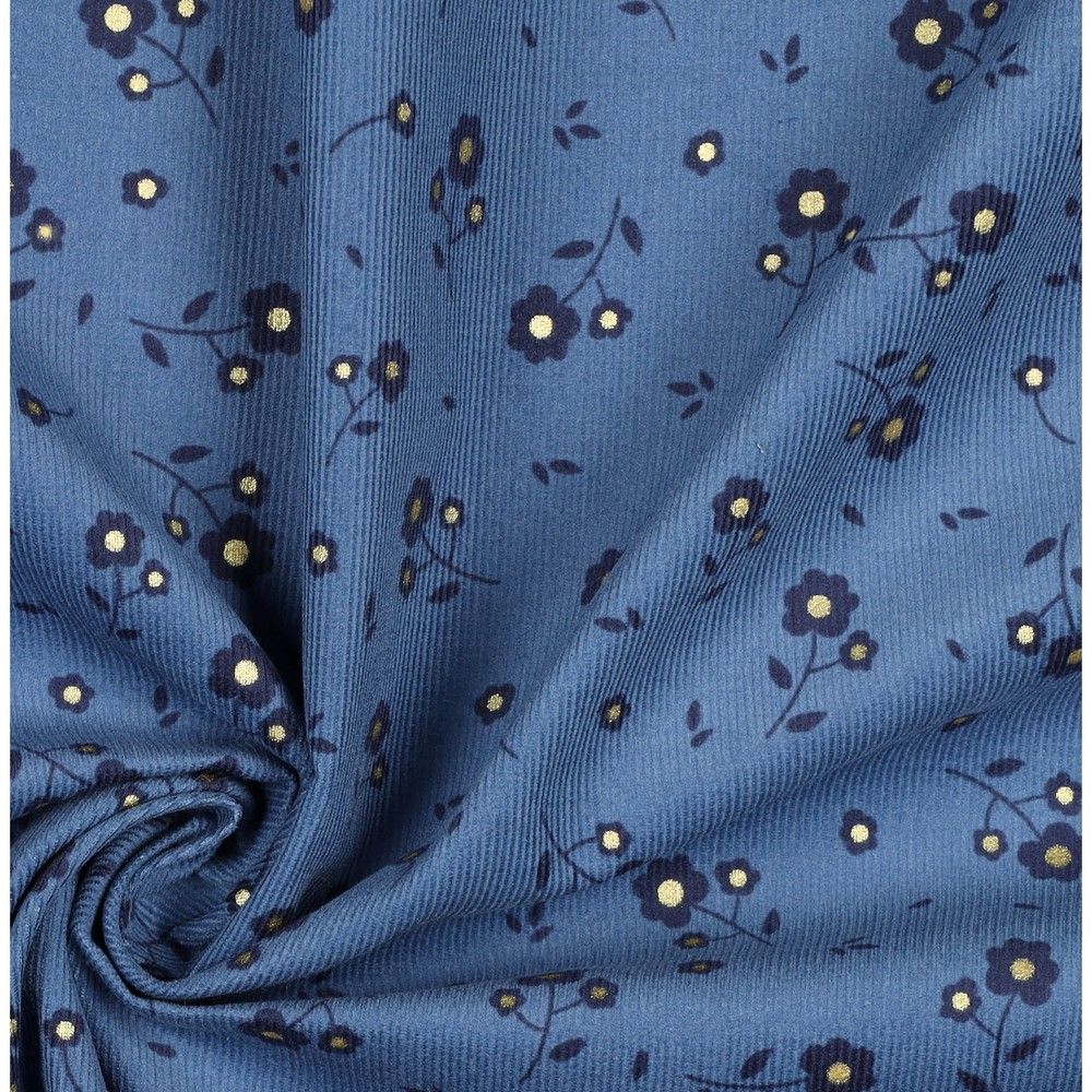 Our Jayne Glitter Babycord by Poppy Fabrics