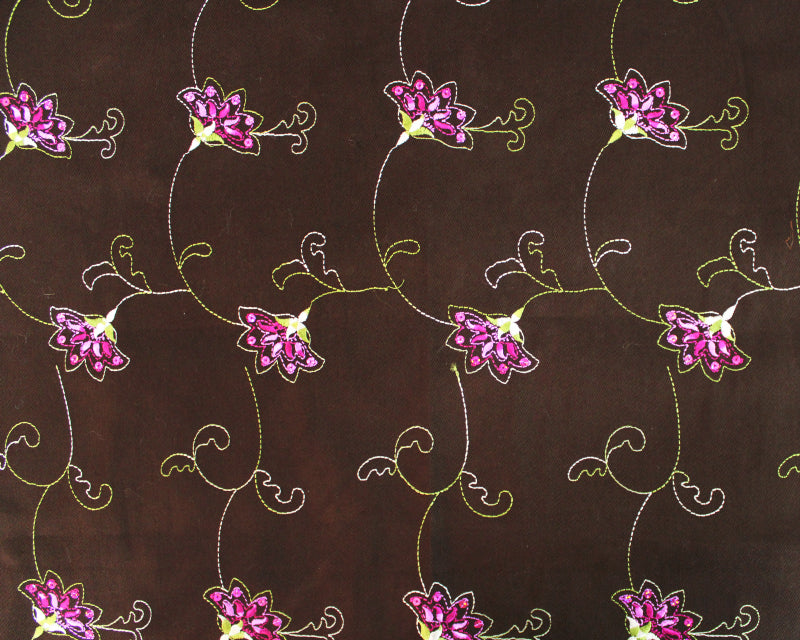 Carnival in Pink Stretch Drill