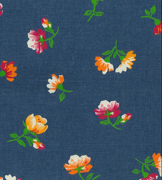 Blooming Lovely Cotton Chambray