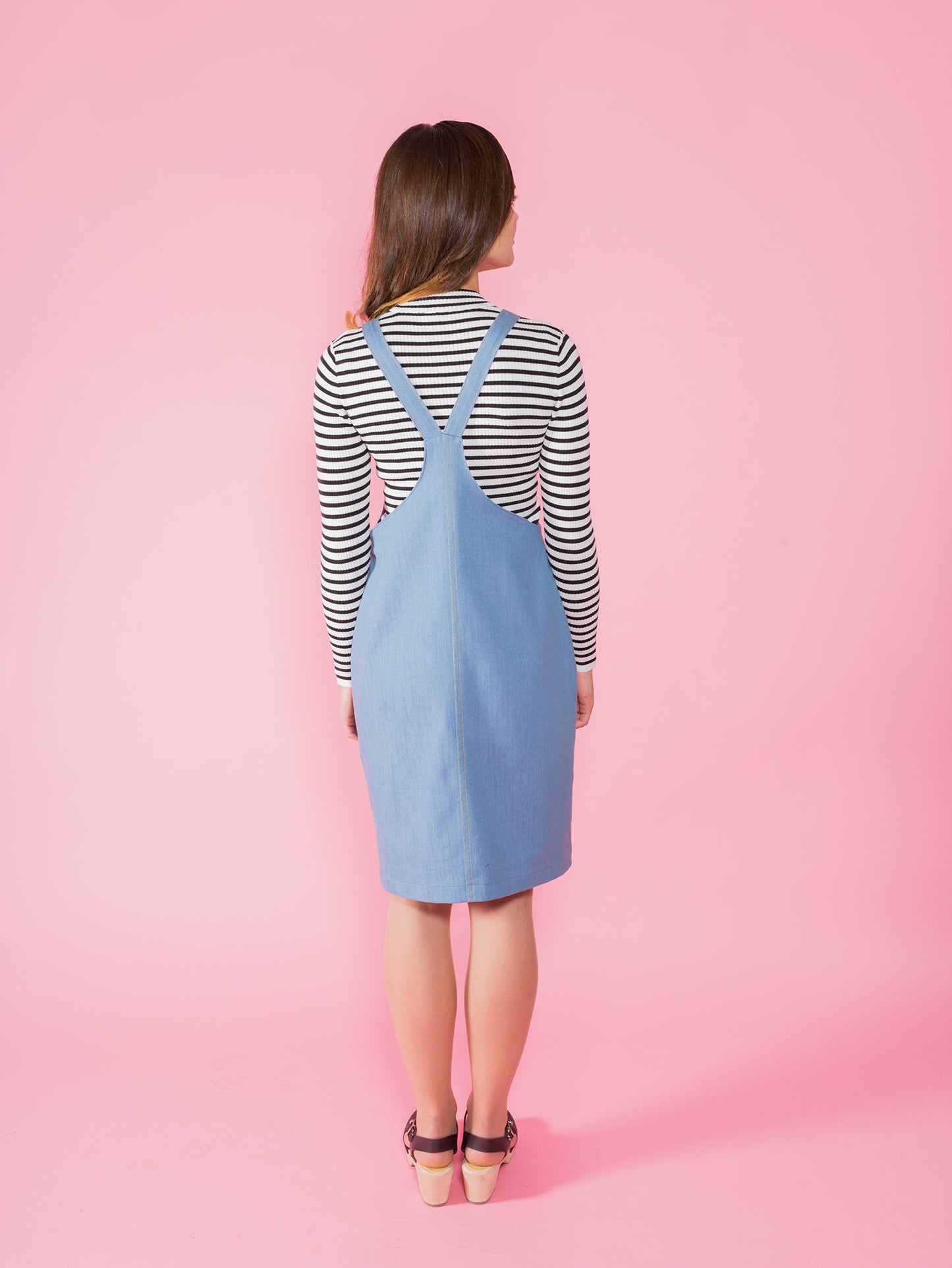 Cleo Dungaree Dress by Tilly and The Buttons
