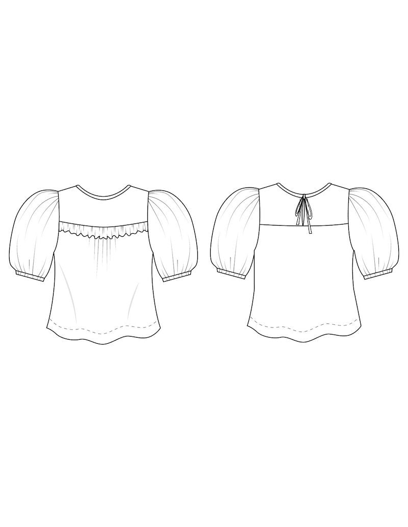 The Sagebrush Top by Friday Pattern Company