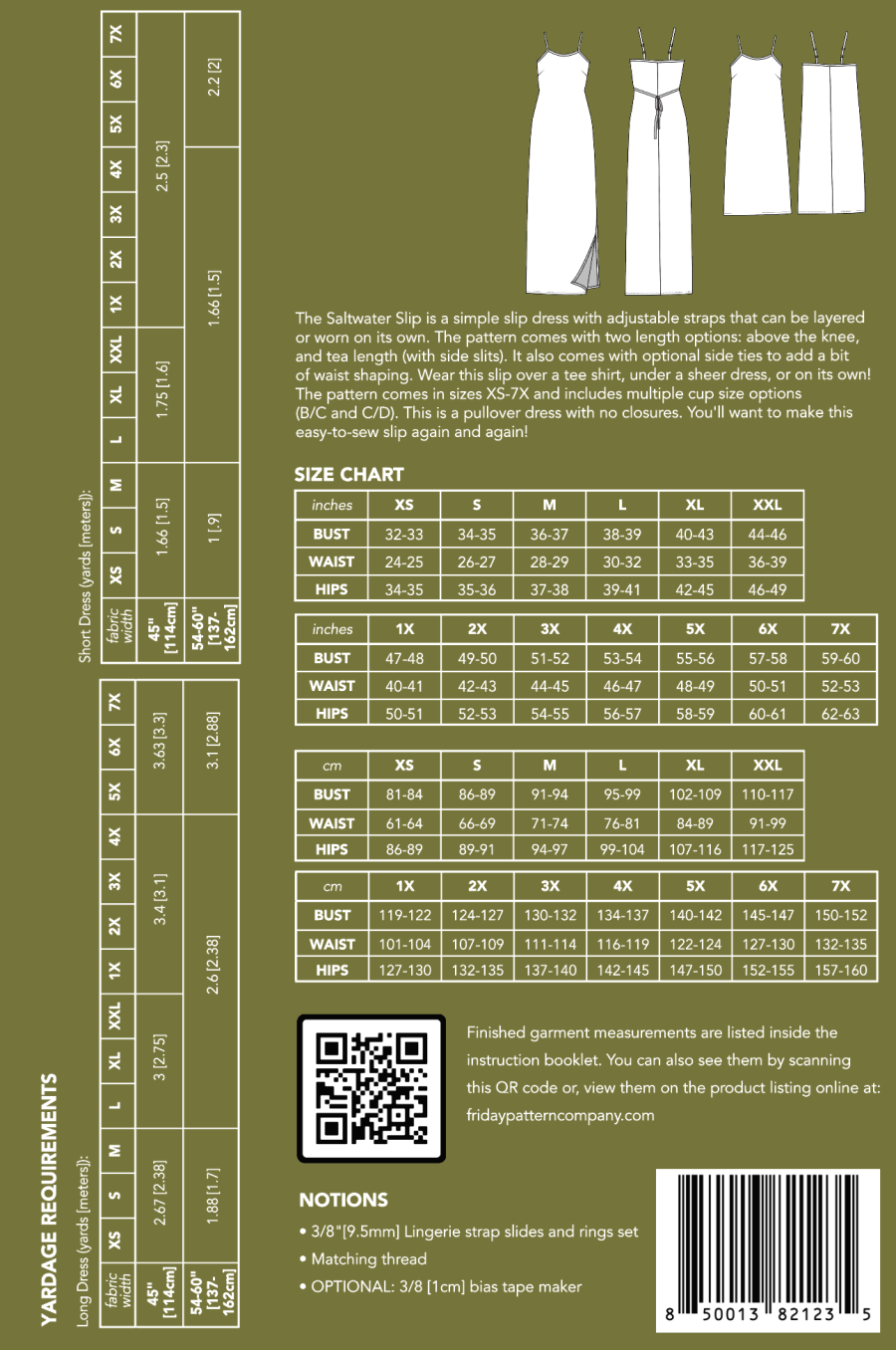 Saltwater Slip by Friday Pattern Company