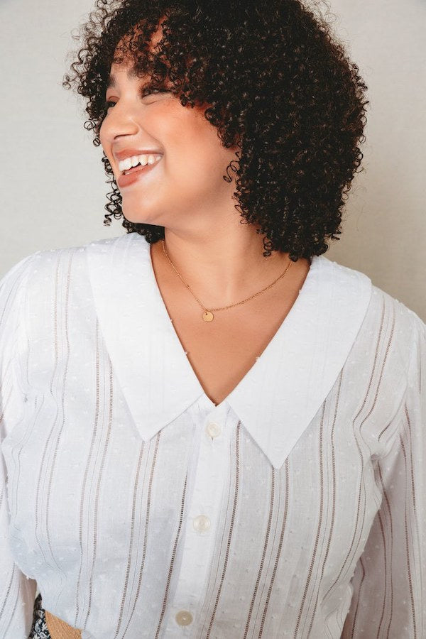 The Patina Blouse by Friday Pattern Company