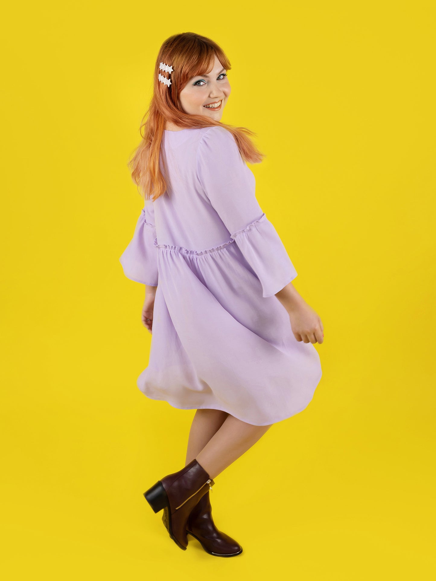 Indigo Top and Dress by Tilly and The Buttons
