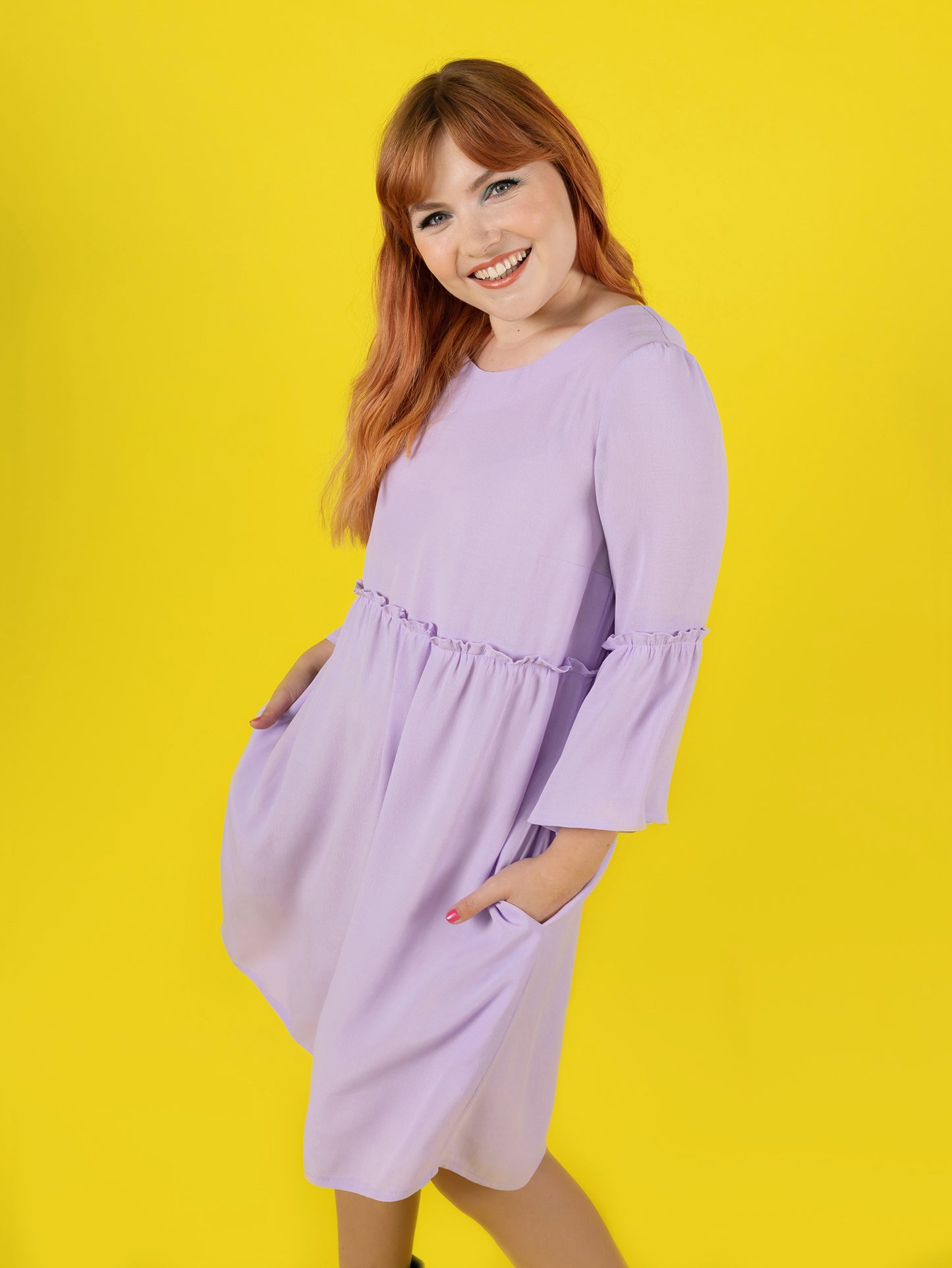 Indigo Top and Dress by Tilly and The Buttons