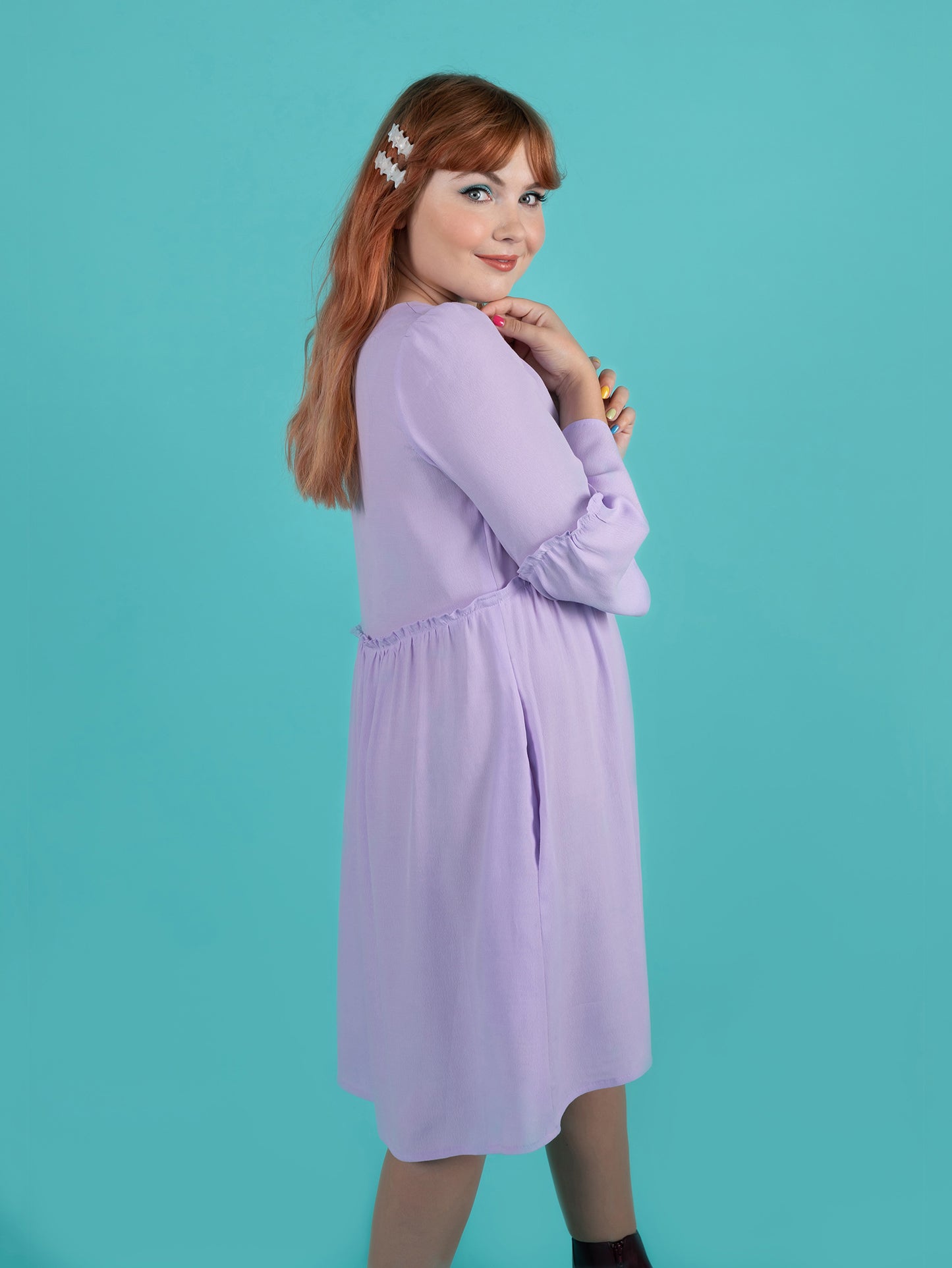 Indigo Top and Dress by Tilly and The Buttons