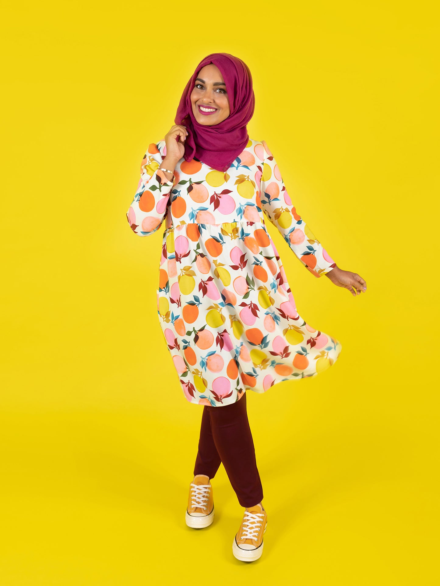 Indigo Top and Dress by Tilly and The Buttons