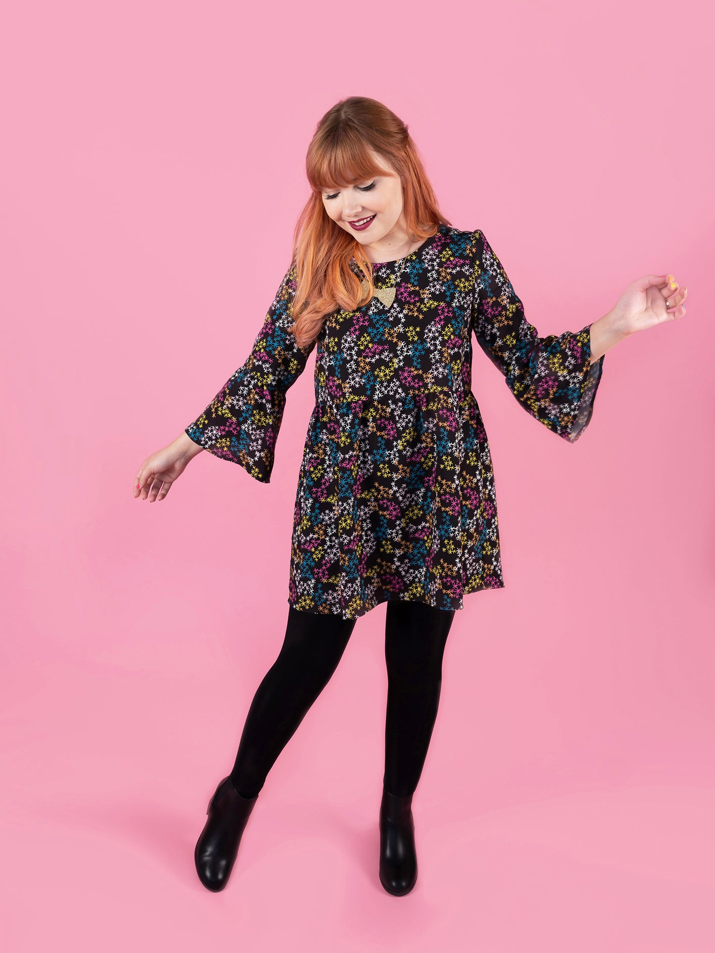 Indigo Top and Dress by Tilly and The Buttons
