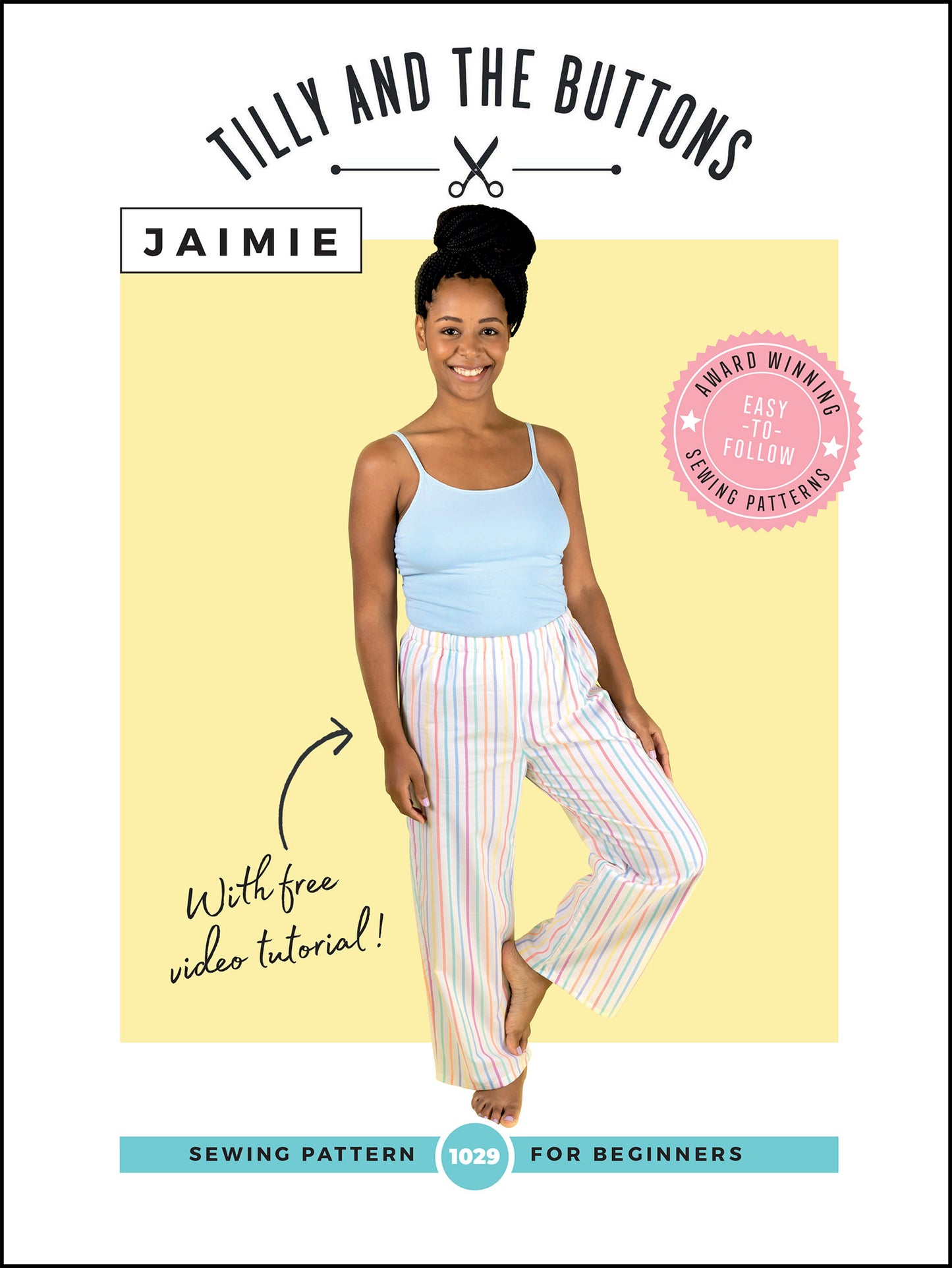 Jaime Pyjama Bottoms and Shorts by Tilly and The Buttons
