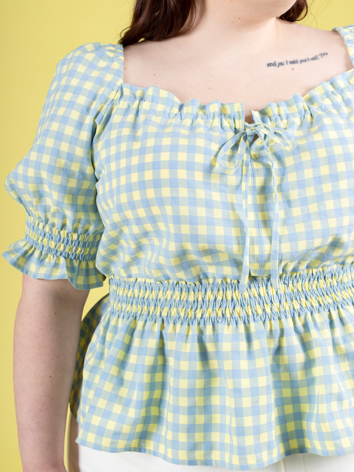 Mabel shirred dress and blouse by Tilly and The Buttons