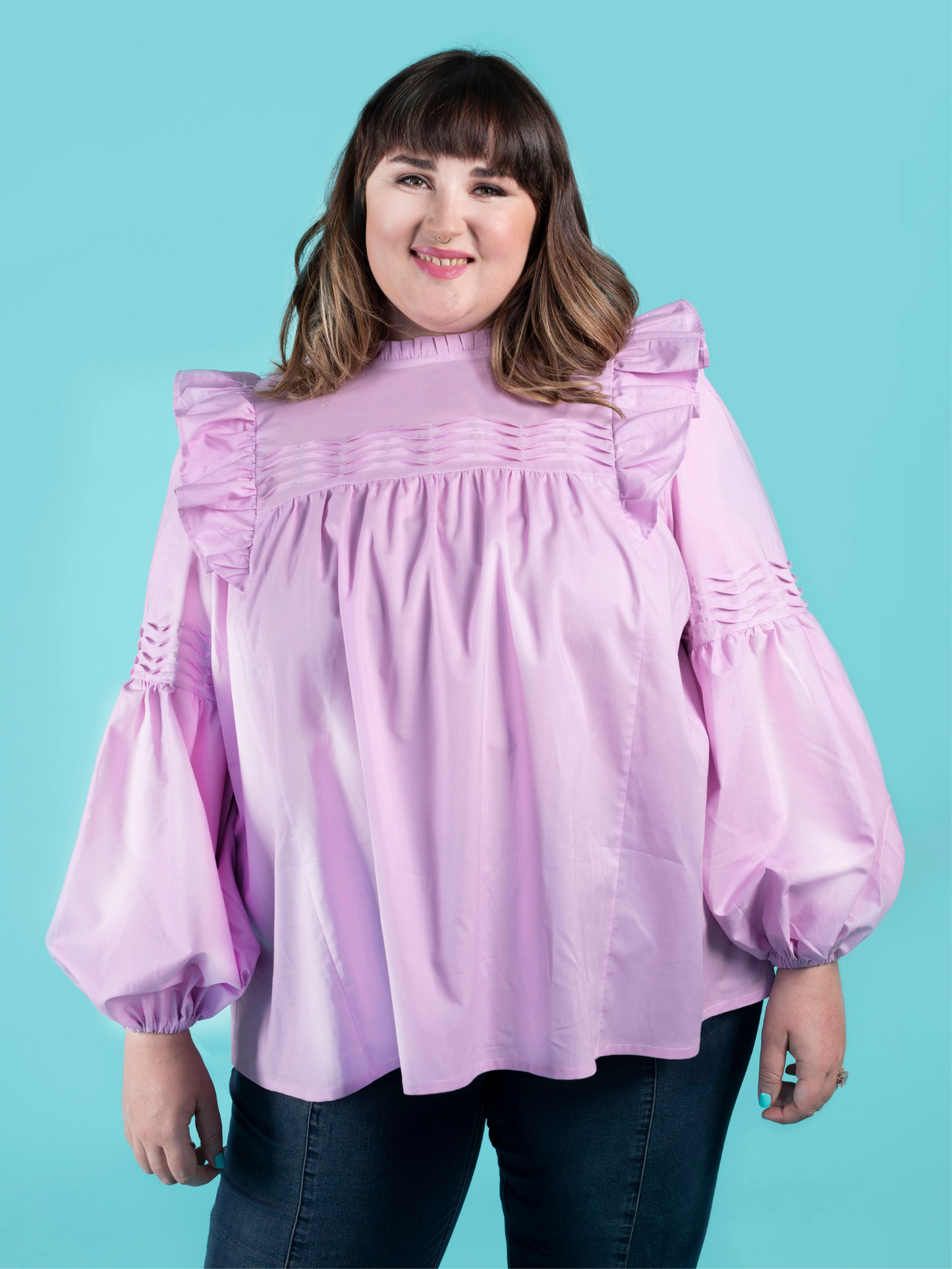 Marnie Blouse and Mini Dress by Tilly and The Buttons