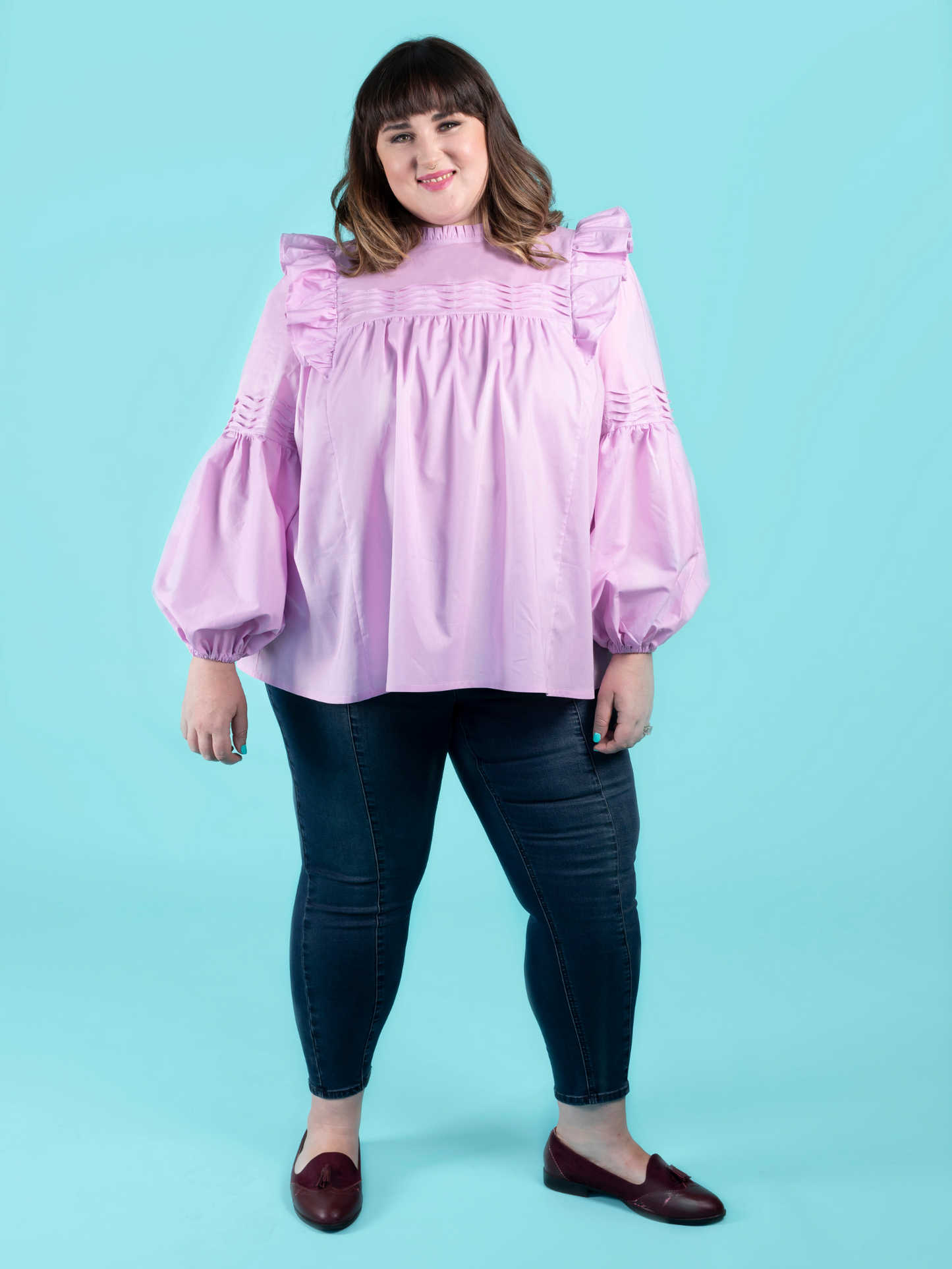 Marnie Blouse and Mini Dress by Tilly and The Buttons