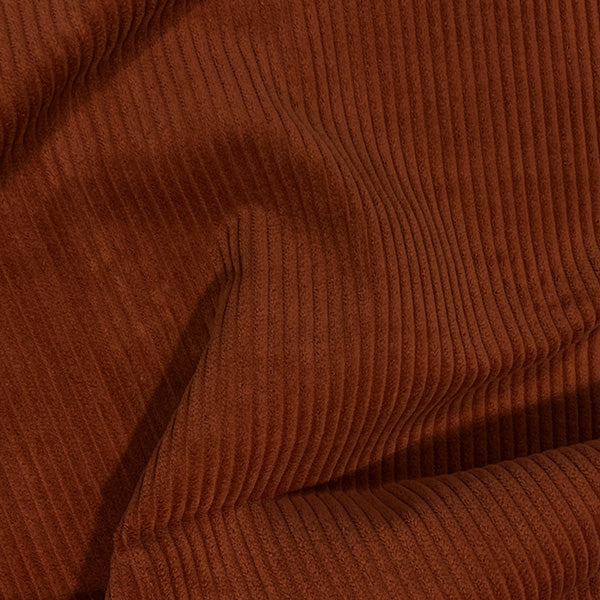 Warm Ginger Corduroy 4.5 Wale Washed Corduroy