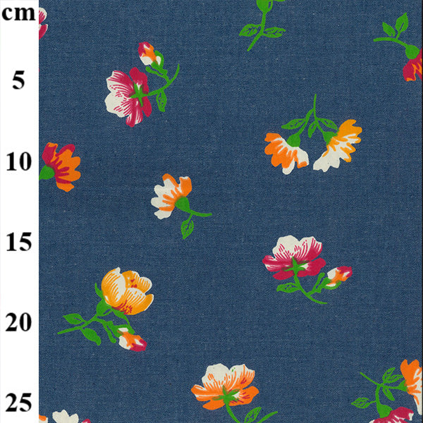 Blooming Lovely Cotton Chambray