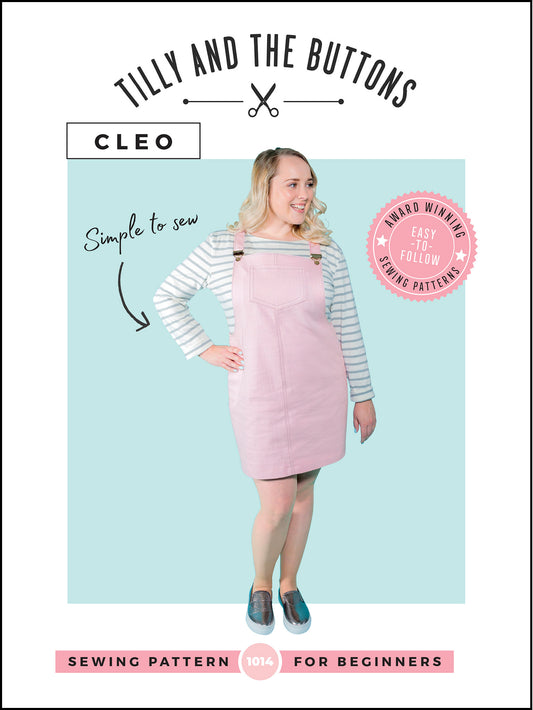 Cleo Dungaree Dress by Tilly and The Buttons