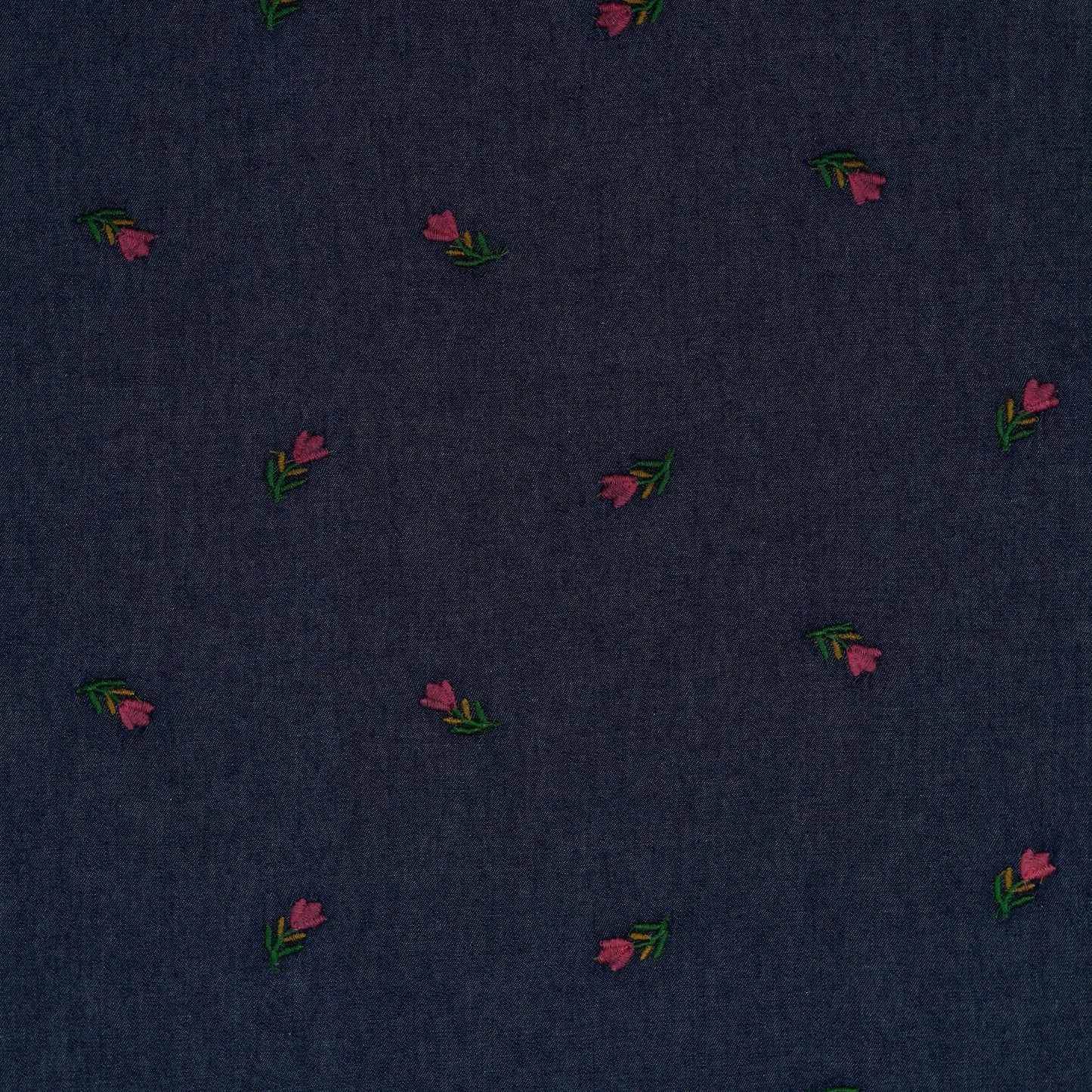 Alison Floral Denim by Poppy Fabrics