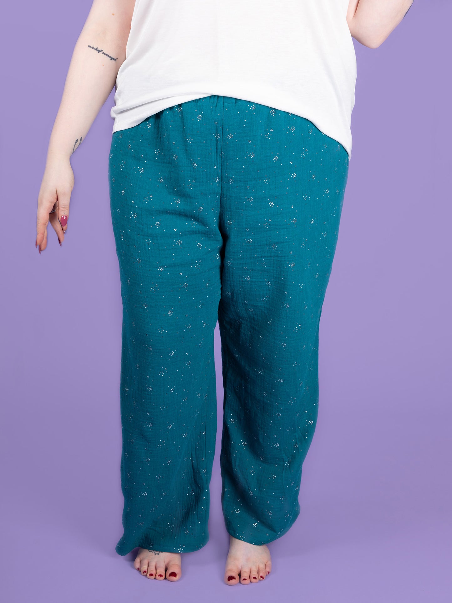 Jaime Pyjama Bottoms and Shorts by Tilly and The Buttons