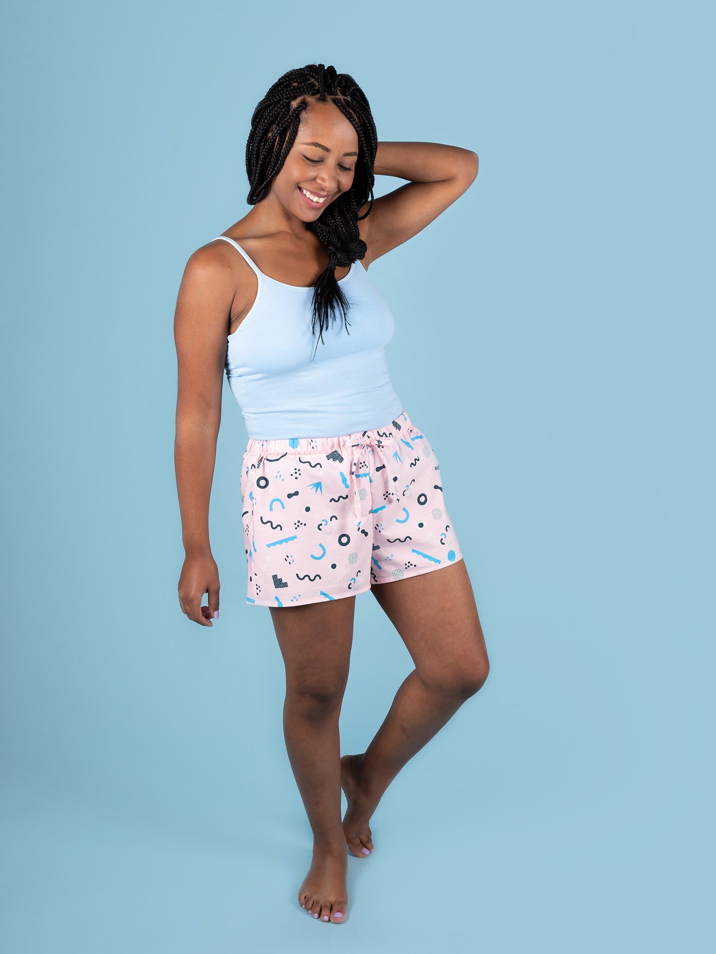 Jaime Pyjama Bottoms and Shorts by Tilly and The Buttons