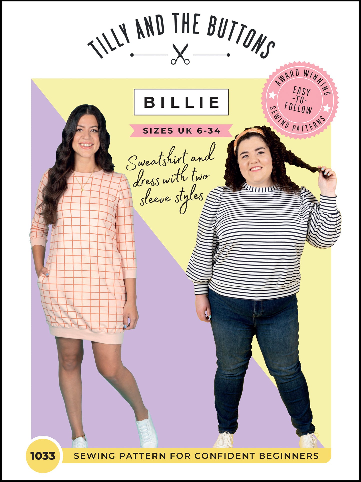 Billie Sweatshirt and Dress by Tilly and The Buttons