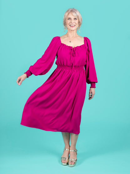 Mabel shirred dress and blouse by Tilly and The Buttons