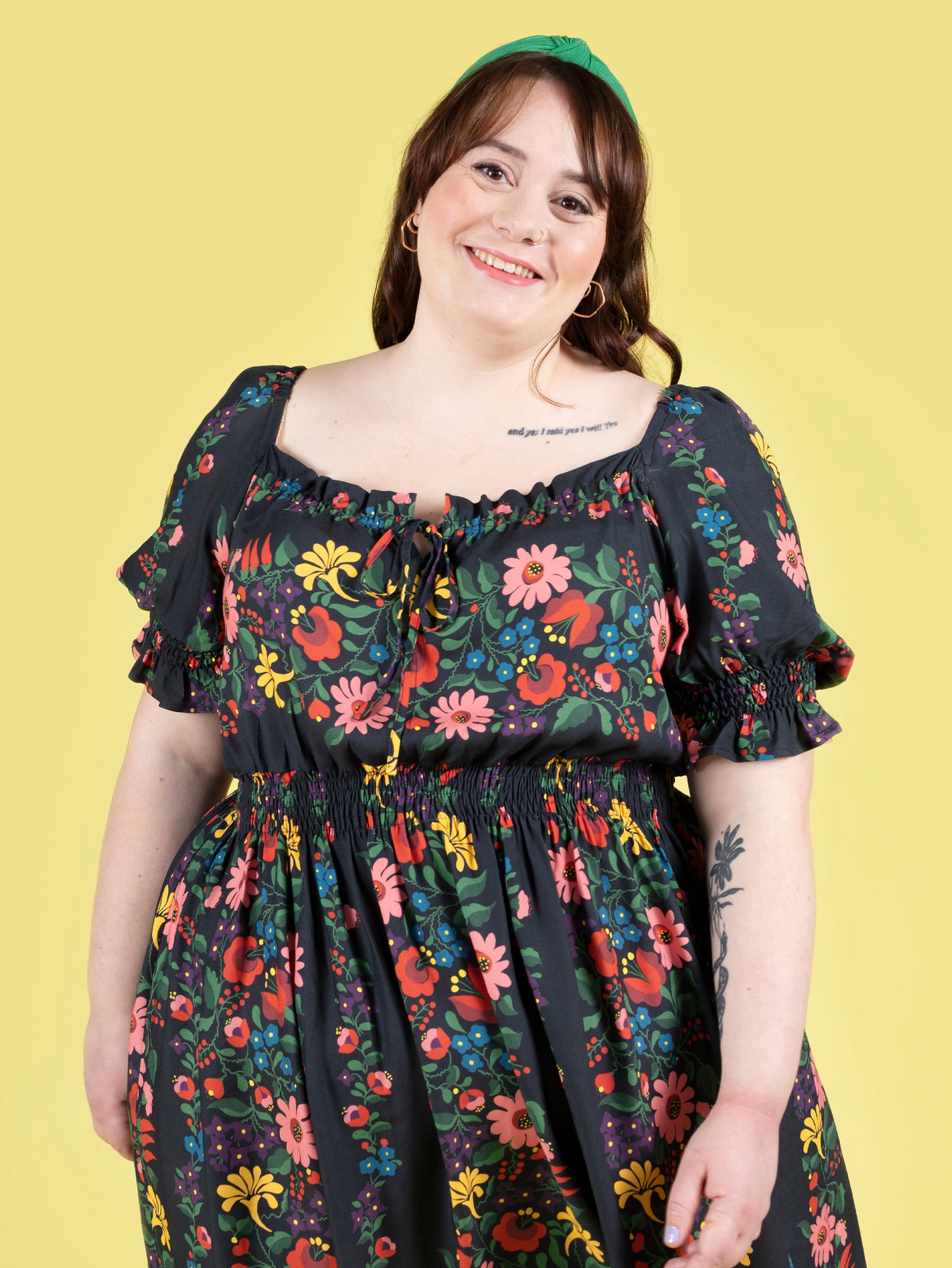 Mabel shirred dress and blouse by Tilly and The Buttons