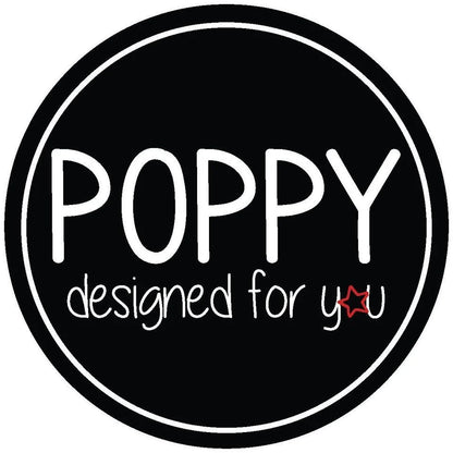Aubergine Hearts by Poppy Fabrics